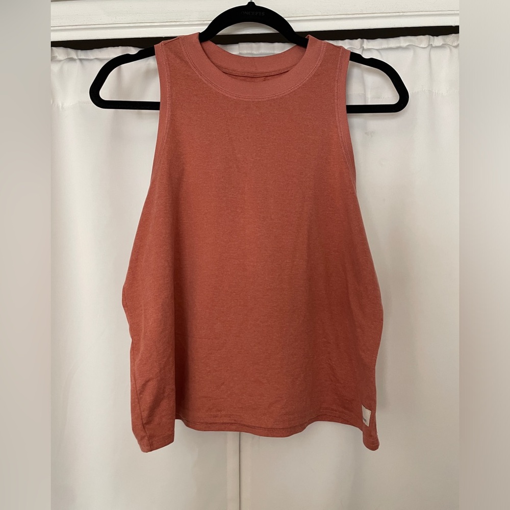 Vuori Energy Tank Top in Terracotta